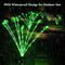 Solar St Patrick’s Day Decorations Outdoor, 2 Packs Solar Shamrock Path Lights with Stainless Steel Stakes, Waterproof Green Lucky Clover Lights for Garden Patio Yard Irish St Patrick's Day Décor